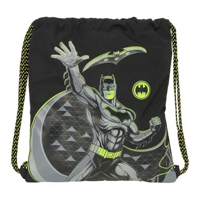 Rucksacktasche mit Bändern Batman Game over Schwarz 35 x 40 x 1 cm