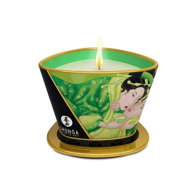 SHUNGA Massage Kerze Chandelle A Massage Grüner Tee 170ml