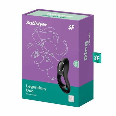 Satisfyer Legendary Duo Ring Vibrator black