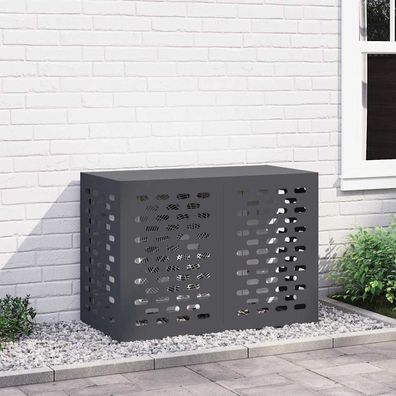 vidaXL Klimaanlagenabdeckung Anthrazit 100 x 50 x 70 cm