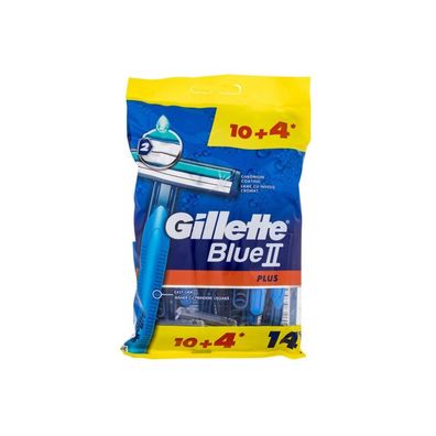 Men´s disposable razors Gillette Blue 2 Plus 10 + 4 pcs