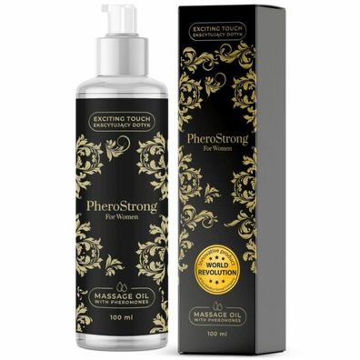 Pherostrong Massageöl für Frauen mit Pheromonen 100ml