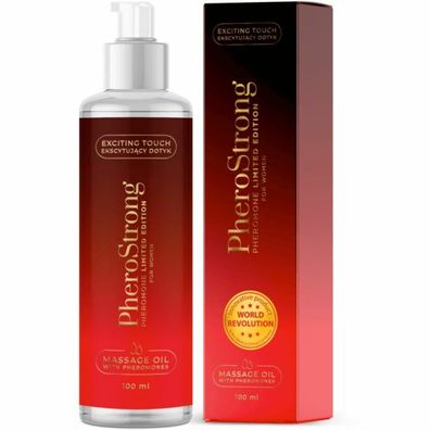Pherostrong Limited Edition für Frauen Massageöl mit Pheromonen 100ml