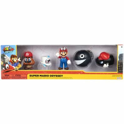 Super Mario Bros Pack 5 Figuren 6,5cm