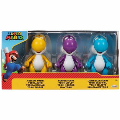 Super Mario Bros Yoshi Pack 3 Figuren 10cm