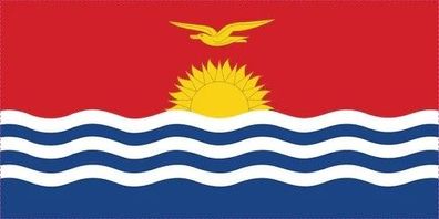 Kiribati Flagge Aufkleber Sticker Fahne selbstklebend 5-60cm breit ES-FL-KRB