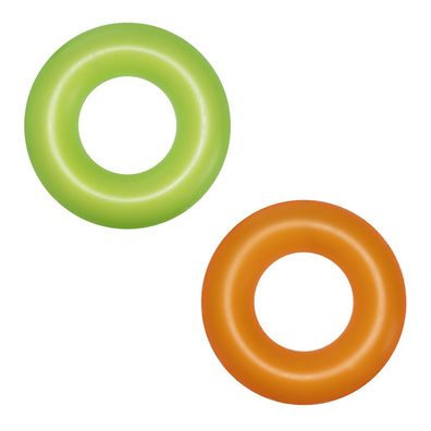Bestway Neon-Farbiger Einfarbiger Aufblasbarer Schwimmer D91 cm + 10 Jahre Strand u
