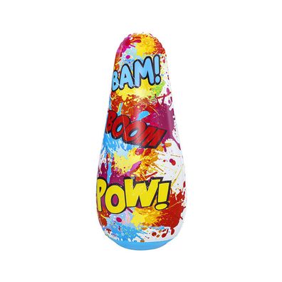 Bestway Aufblasbarer Comic Boxsack 119 cm + 3 Jahre Innen- und Garten 52630