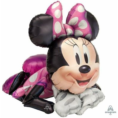Anagram Foil Balloon Disney Minnie Mouse Lying 88 X 35 Cm