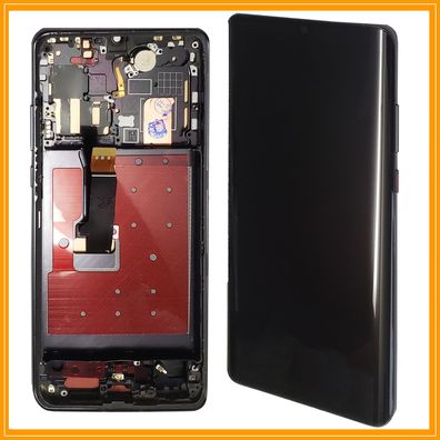 Ersatz OLED Display Für Huawei LCD P30 Pro VOG-AL00 Display auf Rahmen schwarz black