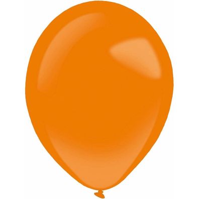 Amscan 9905301 100 Latex Balloons Standard, Orange
