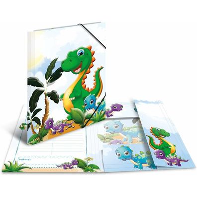 Herma Sammelmappe Dinos Motiv