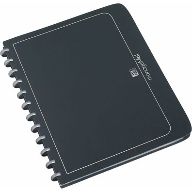 Oxford Ringbuch manageME! 100205607, A4 12 Ringe 21mm Ring-Ø PP anthrazit