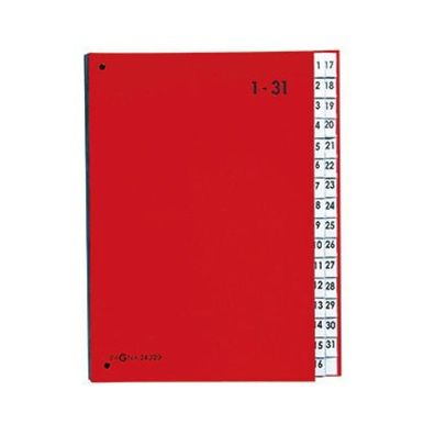 Pagna PAGNA Pultordner Color 32 Fächer 1-31 rot