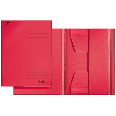 Leitz Jurismappe RC 3 Klappen f. A4 rot 242x318mm 300g