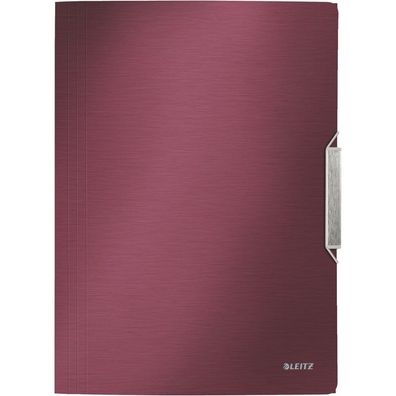 Leitz Eckspannmappe 3977 Style A4 PP granatrot