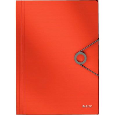 Leitz Eckspannmappe 4563 Solid A4 PP hellrot