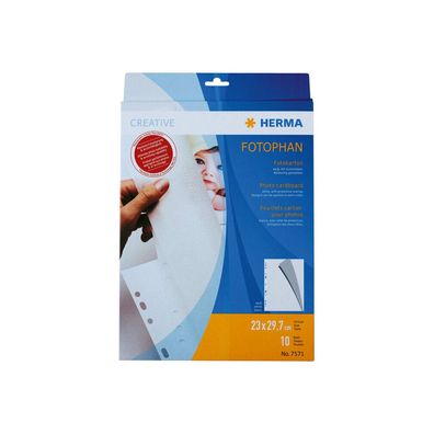 Fotokarton Weiss A4 7571 Herma