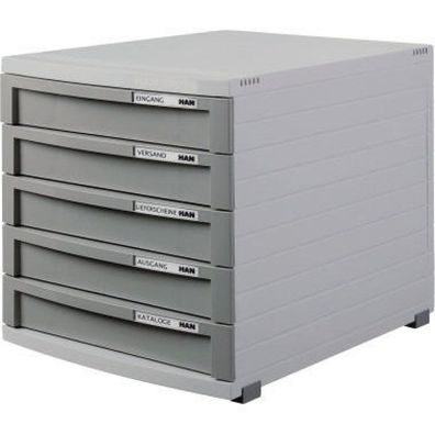 HAN Schubladenbox CONTUR 1505-19 DIN B4 Anzahl der Schubfächer: 5 Schubfächer
