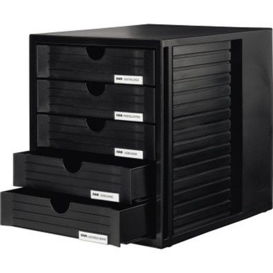 HAN Schubladenbox Systembox 1450-13 DIN Anzahl der Schubfächer: 5 Schubfächer