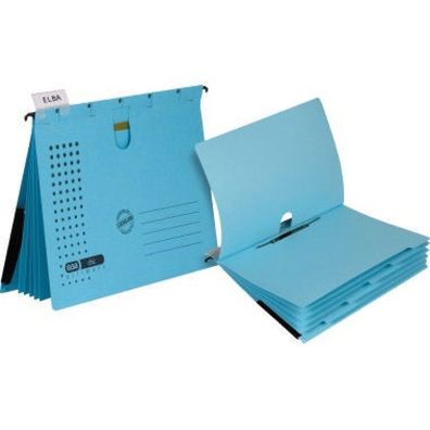 Elba Hängehefter Personal chic Ultimate A4 blau 5-teilig