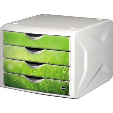 Helit Schubladenbox Chameleon H6129650 4 Anzahl der Schubfächer: 4 Schubfächer