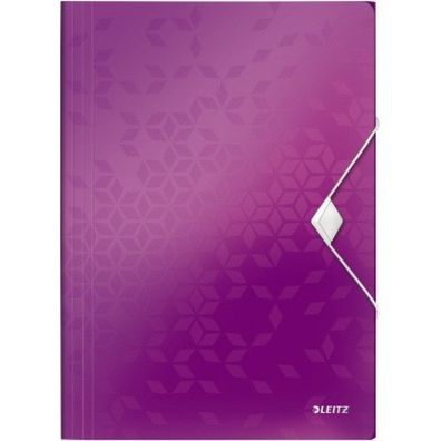 Leitz Eckspannermappe WOW 45990062 DIN A Polypropylen violett