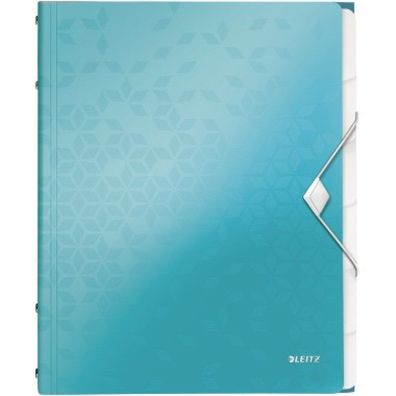 Leitz Ordnungsmappe WOW 46330051 DIN A4 Fächerblocks: grau 6 Fächer