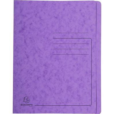 25 Exacompta Schnellhefter Karton violett DIN A4
