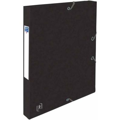 OXFORD Heftbox TOP FILE+ 2,5 cm schwarz