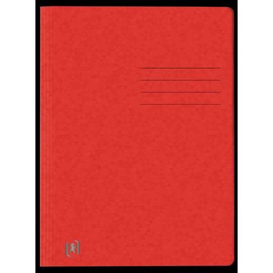 OXFORD Schnellhefter TOP FILE+ Karton rot DIN A4