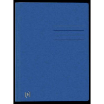 OXFORD Schnellhefter TOP FILE+ Karton blau DIN A4
