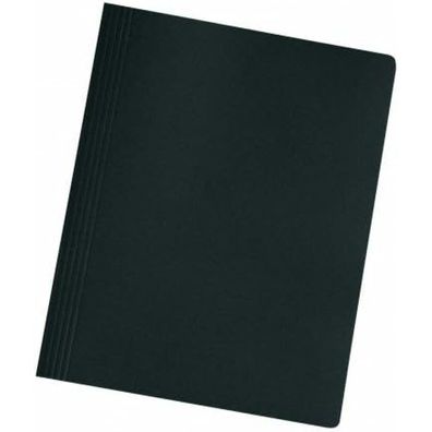 10 herlitz Schnellhefter Karton schwarz DIN A4