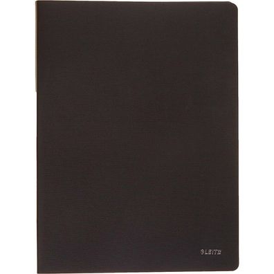 LEITZ Solid Sichtbuch DIN A4, 20 Hüllen schwarz