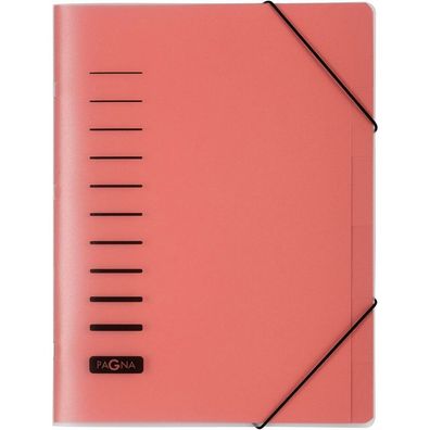 PAGNA Ordnungsmappe 6 Fächer rot
