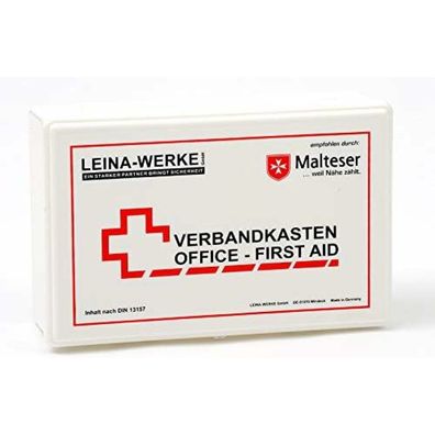 LEINA-WERKE Verbandskasten OFFICE DIN 13157 weiß