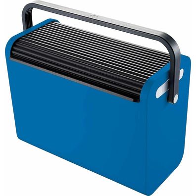 helit Hängemappenbox H61101 blau bis 25 Mappen leer stapelbar