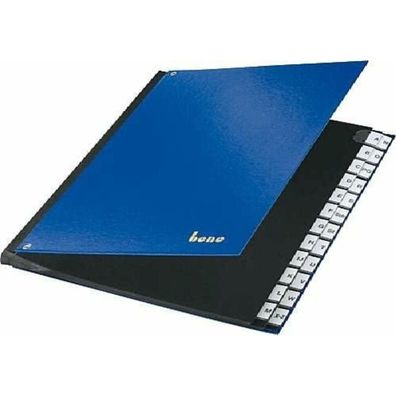bene Pultordner A-Z blau