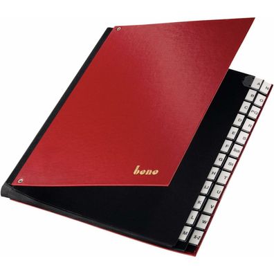 bene Pultordner A-Z rot