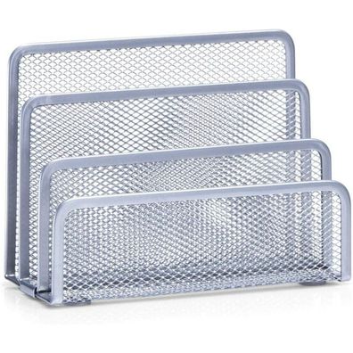 Zeller Briefständer Meshline silber