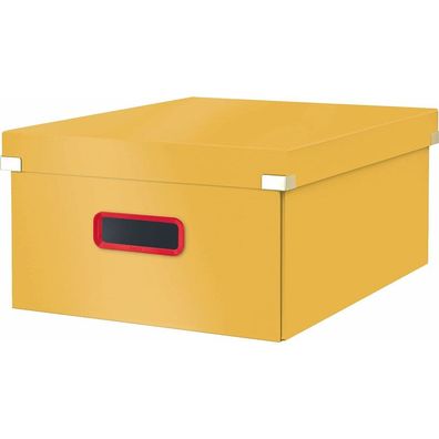 LEITZ Click & Store Cosy Aufbewahrungsbox 32,0 l gelb 36,9 x 48,2 x 20,0 cm