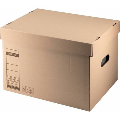 10 LEITZ Archivboxen 6081 braun 32,5 x 44,0 x 28,0 cm