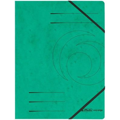 5 herlitz Eckspanner easy orga DIN A4 grün