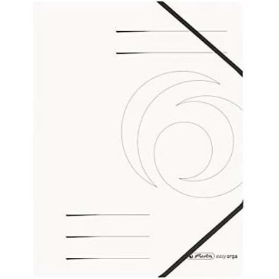 5 herlitz Eckspanner easy orga DIN A4 weiß