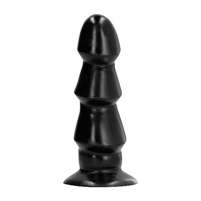 ALL BLACK 3-Waves-Dildo 17cm lang