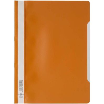 10 Durable Schnellhefter Kunststoff orange DIN A4