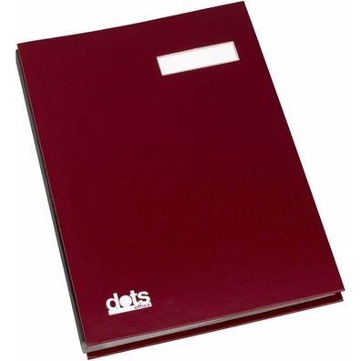 dots Unterschriftenmappe 20 Fächer rot
