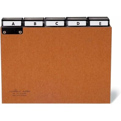 Durable Karteikartenregister A-Z braun