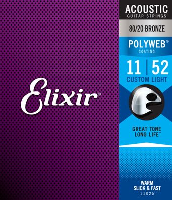 Elixir 80/20 Polyweb Akustik 11-52