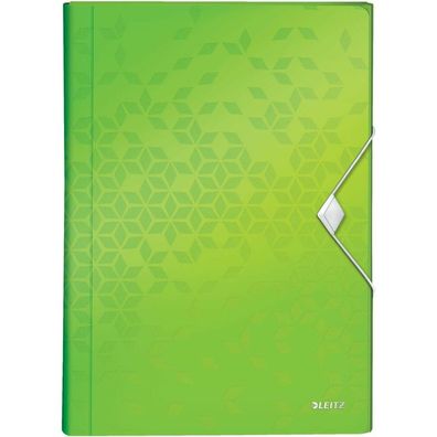 LEITZ Fächermappe WOW 4589 6 Fächer grün